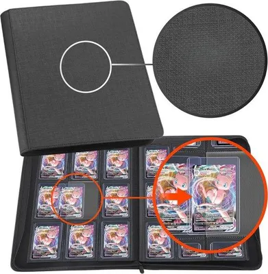 Immagine prodotto di Buste protettive per carte Pokémon - Buste protettive per collezionisti - Accessori per il GCC - Conservazione delle carte Pokémon