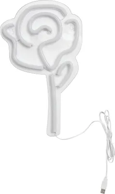 Produktbild von Neon Led Licht USB, Neon Schild , Nachtlicht,Neonlicht Led Wanddeko, Gaming Deko Zimmer Party Bar Kinder Geschenk(Rose)