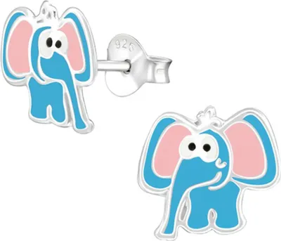 Produktbild von Ohrstecker für Kinder "Elefant": 925 Silber Ohrringe