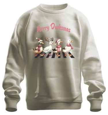 Obrázok produktu pre Merry Ducksmas Duck Lovers Ducks - Christmas Xmas Christmas Uni sveter, Nature, S