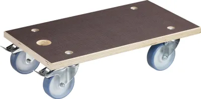 Produktbild von WAGNER Transporthilfe Multiplex MAXIGRIP - 57,5 x 30 x 15 cm, Rollen Ø 100 mm, Tragkraft 500 kg - 20134101