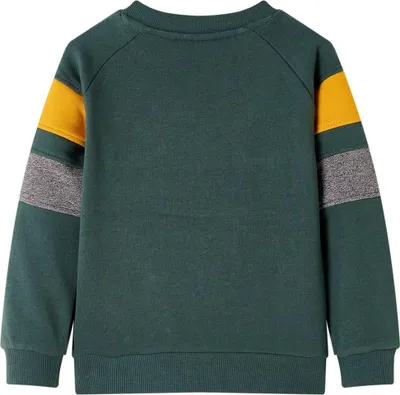 Produktbild von vidaXL Kinder-Sweatshirt Dunkelgrün 104
