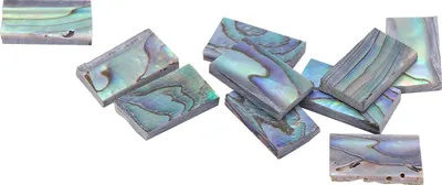 Image de POENVFPO Abalone Shell Inlay, Incrustations de touches de guitare Nature, Coloré, Convient pour les guitares, mandolines et autres instruments de musique