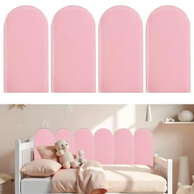 Produktbild von 4 selbstklebende 3D-Wandpaneele für Schlafzimmer und Kinderzimmer