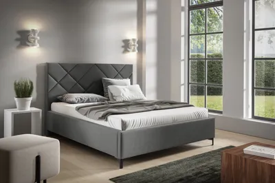 Obrázok produktu pre Čalúnená posteľ 180x200 ODETA 11 - šedá