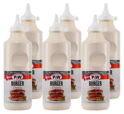 Produktbild von P&W Burger Dressing (6 x 900g)