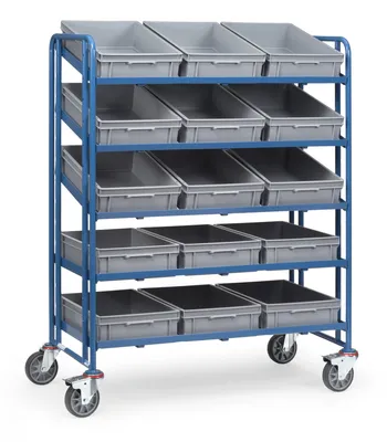 Produktbild von FETRA Eurokastenwagen 1399 - mit 15 Kästen