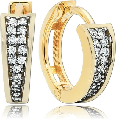 Produktbild von Balia Creolen Gold 333 weiß, gold Damen Schmuck BGO0038GW