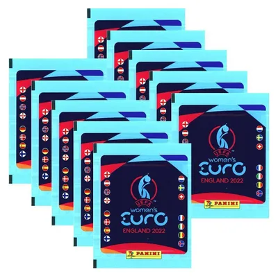 Immagine prodotto di Panini UEFA EURO Femminile 2022 - Figurine da collezione - 10 bustine