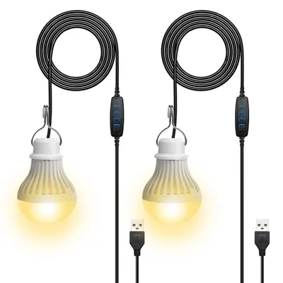 Zdjęcie produktu dla GBKDQQ Lampa kempingowa LED 7W 3 tryby 2 sztuki