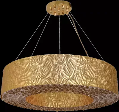 Zdjęcie produktu dla Żyrandol nowoczesny złoty salon oświetlenie lampa sufitowa