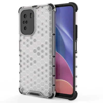 Zdjęcie produktu dla Honeycomb Pancerne Etui dla Xiaomi Poco F3 / Redmi K40 - Przeźroczyste KP10023