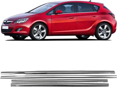 Produktbild von Seitenfensterleisten aus Edelstahl für Opel Astra J HB von 2010 bis 2019