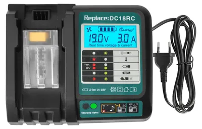 Schnellladegerät DC18RC für Makita 18V Akkus, 3A