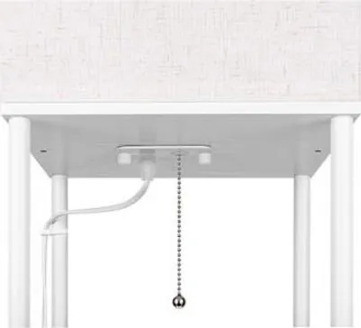 Obrázek produktu pro Elegantní stojací lampa Ganto s policemi 60W