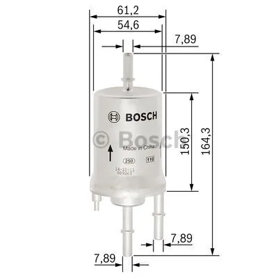 Produktbild von Bosch Kraftstofffilter  F 026 403 006