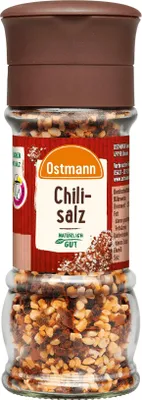 Zdjęcie produktu dla Ostmann chilli sól aromatyczna intensywnie rozgrzewająca młynek do przypraw 80g