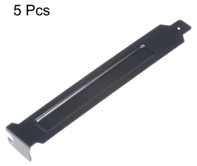 Produktbild von 5Stk. PCI Steckplatzabdeckungen mit Schrauben fš¹r PC Geh?use schwarz