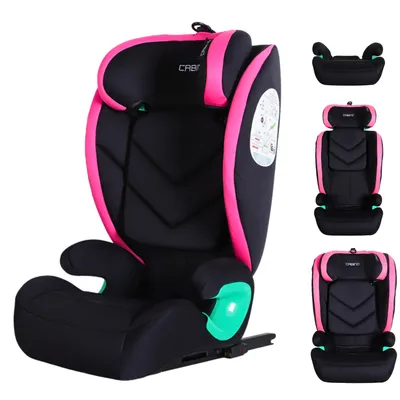 Produktbild von Cabino Autositz Gruppe 2/3 Dynamic 100 - 150 cm I-Size Schwarz Pink