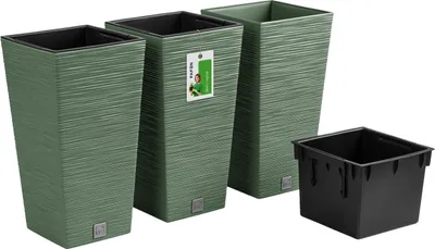 Obrázok produktu pre Kvetináč FURU Square Balcony Box Kvetináč zelený 19 L