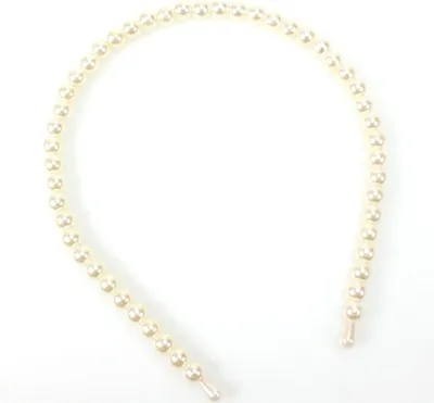 Produktbild von Haarreif Perlen creme Hochzeit Haarschmuck Frisur Brautschmuck Kopfschmuck Haar