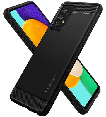 Produktbild von Spigen ACS02315, Cover, Samsung, A52, A52 5G, 16,5 cm (6.5"), Schwarz