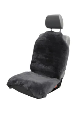 Produktbild von Heitmann Felle Autositzfell in Naturtierform Farbe: Silber 520SI