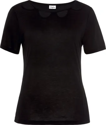 Produktbild von Buffalo Kurzarmshirt schwarz Größe 40/42