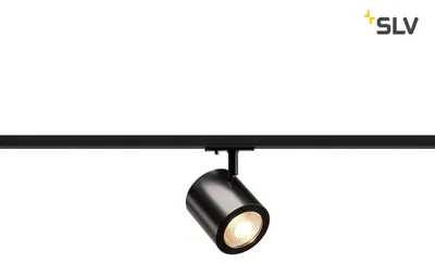Produktbild von SLV 1000711 ENOLA_C LED Strahler für 1Phasen Hochvolt-Stromschiene 3000K schwarz 35° inkl. 1 Phasen-Adapter