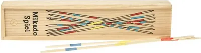 Produktbild von Mikadospiel Holz, Box 19,5x2,5x4,25 cm