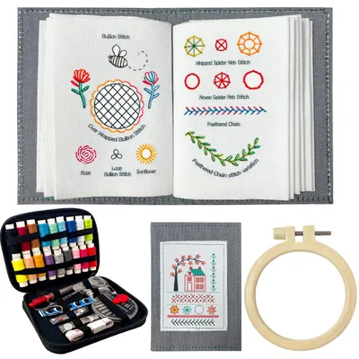 Mini DIY Stitch Books Set – Geborduurd Stitch Book