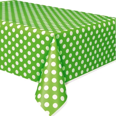 Produktbild von Tischdecke PVC Dots 137x274cm Grün