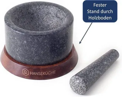 Produktbild von Küchenreibe Schüssel mit Stößel