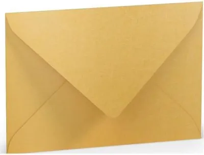 Produktbild von Briefumschläge C6 Nassklebung VE=5 Stück Gold