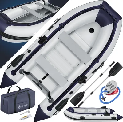 Produktbild von KESSER® Schlauchboot für 4 Personen, motorisierbar, aufblasbares Paddelboot