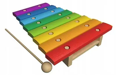 Produktbild von Holz Xylophon für Kleinkinder, 8 Töne, Lernspielzeug