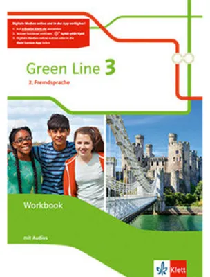 Obrázok produktu pre Green Line 3. Ausgabe 2. Fremdsprache. Workbook mit Audios Klasse 8