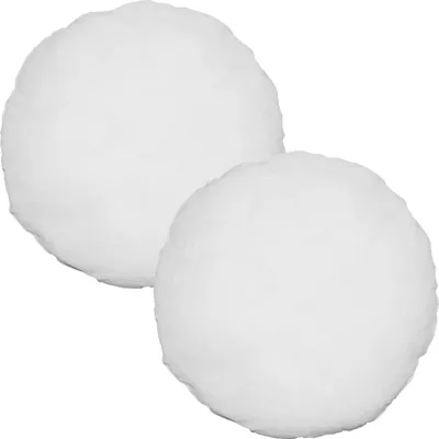Produktbild von 2er Pack 35 rund Füllkissen Microfaser Kissenfüllung Kopfkissen Dekokissen Sofakissen 160g