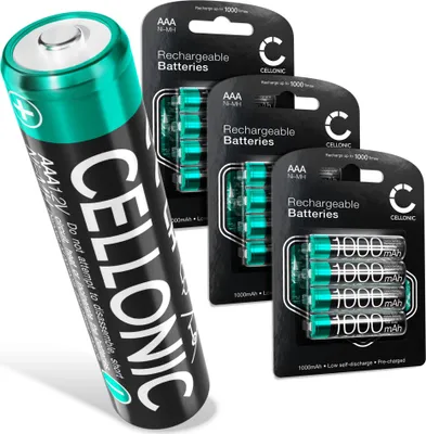 Produktbild von CELLONIC, Akku kompatibel mit Siemens Gigaset A400, A415, AS405, A510, AS690, C430, C530HX, CL660HX, E560, E290A (1000mAh, 1.2V) 12x Ersatzakku