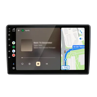 Image de Autoradio pour VW Jetta MK4 Classics : CarPlay sans fil, Android Auto, 4G, Wi-Fi, navigation GPS, 8 canaux, RDS, DSP, DAB+, Bluetooth, écran 9 pouces, 6+128 Go
