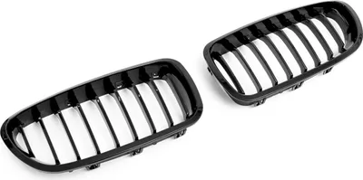 Immagine prodotto di Griglia del radiatore griglia sportiva in nero lucido per BMW Serie 5 F10 F11 F18 da