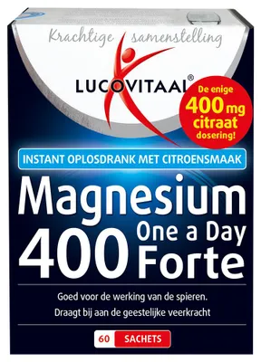 Produktbild von Magnesiumcitrat-Pulver 400 mg 60 Portionsbeutel