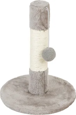 Produktbild von Domarex Katzenkratzbaum Kratzbaum Smart Rund – 28x28x37 cm –  Kratzbäume Katzenmöbel, Kratzsäule aus Sisal, Stabil und Langlebig, Spielzeug Inklusive