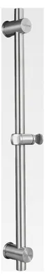 Produktbild von Duschstange aus Edelstahl, variabel, Wandmontage, 66 cm, gebürstetes Nickel