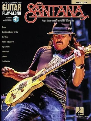 Immagine prodotto di Santana - Guitar Play-Along Vol. 21 Book/Online Audio