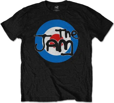 Immagine prodotto di The Jam | Maglietta ufficiale della band | Logo spray target, media, nero