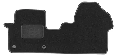 Image de Tapis avant en moquette pour Toyota ProAce II 2016- (utilitaire) – 2 pièces, gris graphite, sur mesure – Wielganizator LUX