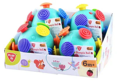 Imagen del producto de Pelota sensorial Playgo, juguete para bebés, de colores, ideal para niños pequeños