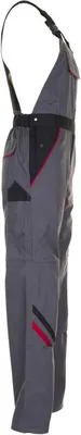 Produktbild von Planam Latzhose Highline Gr. 59 schiefer/schwarz/rot