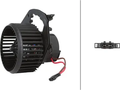 Produktbild von Innenraumgebläse 12 V 366 W 2-polig HELLA für u.a. VW TRANSPORTER